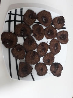 Una foto de Galletas de avena con chocolate