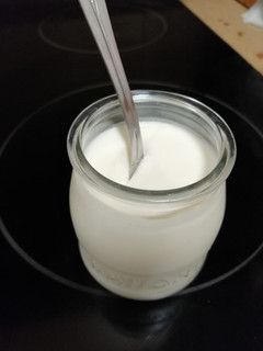 Una foto de Yogurt tipo griego casero de limón