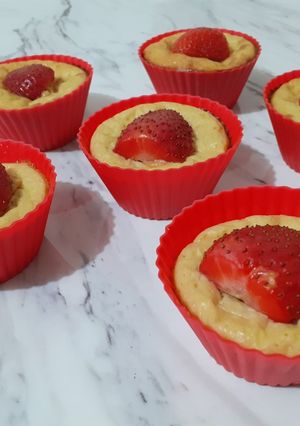 Una foto de Pay de yogurt (postre saludable / opción sana)