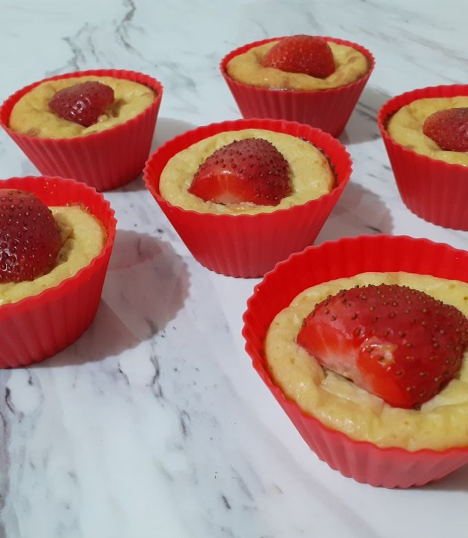 Una foto de Pay de yogurt (postre saludable / opción sana)