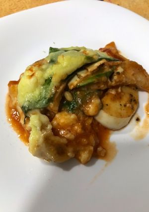 Una foto de Lasaña vegana