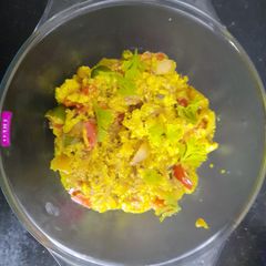 A picture of Restaurant style paneer burji.