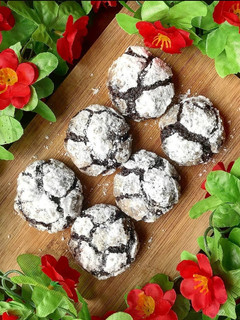 Foto resep Chocolate Crinkle Cookies