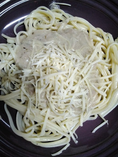 A picture of Delicious white sauce, wheat and diary free.