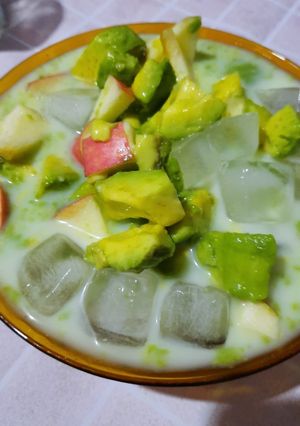 Foto resep Es buah alpukat dan apel