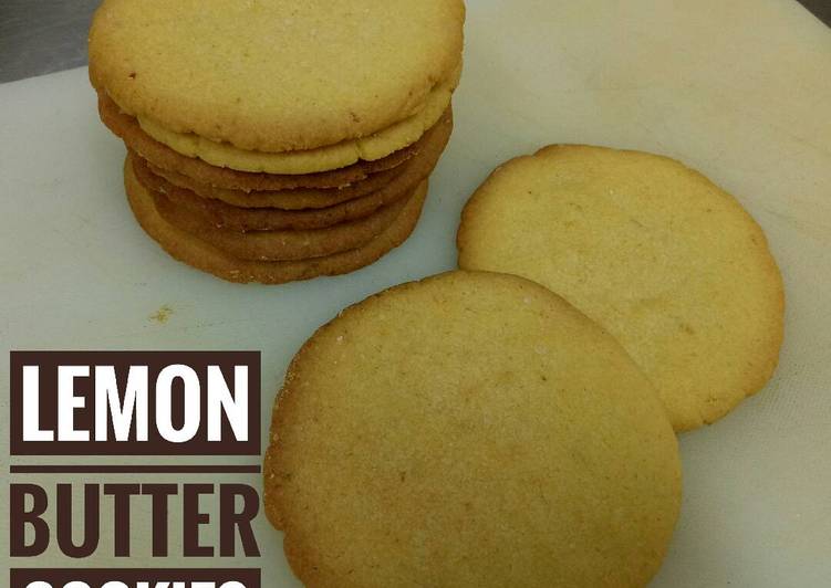 Resep Lemon Butter Cookies - Kukis/Kue Kering Rasa Lemon, Bikin Ngiler