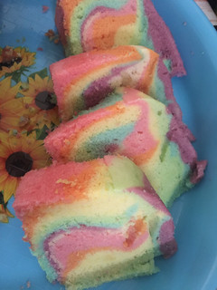Foto resep Bolu kukus pelangi