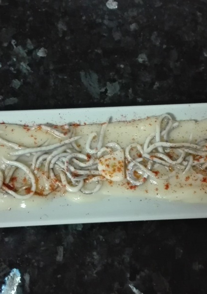 Una foto de Crema parmetier con gulas