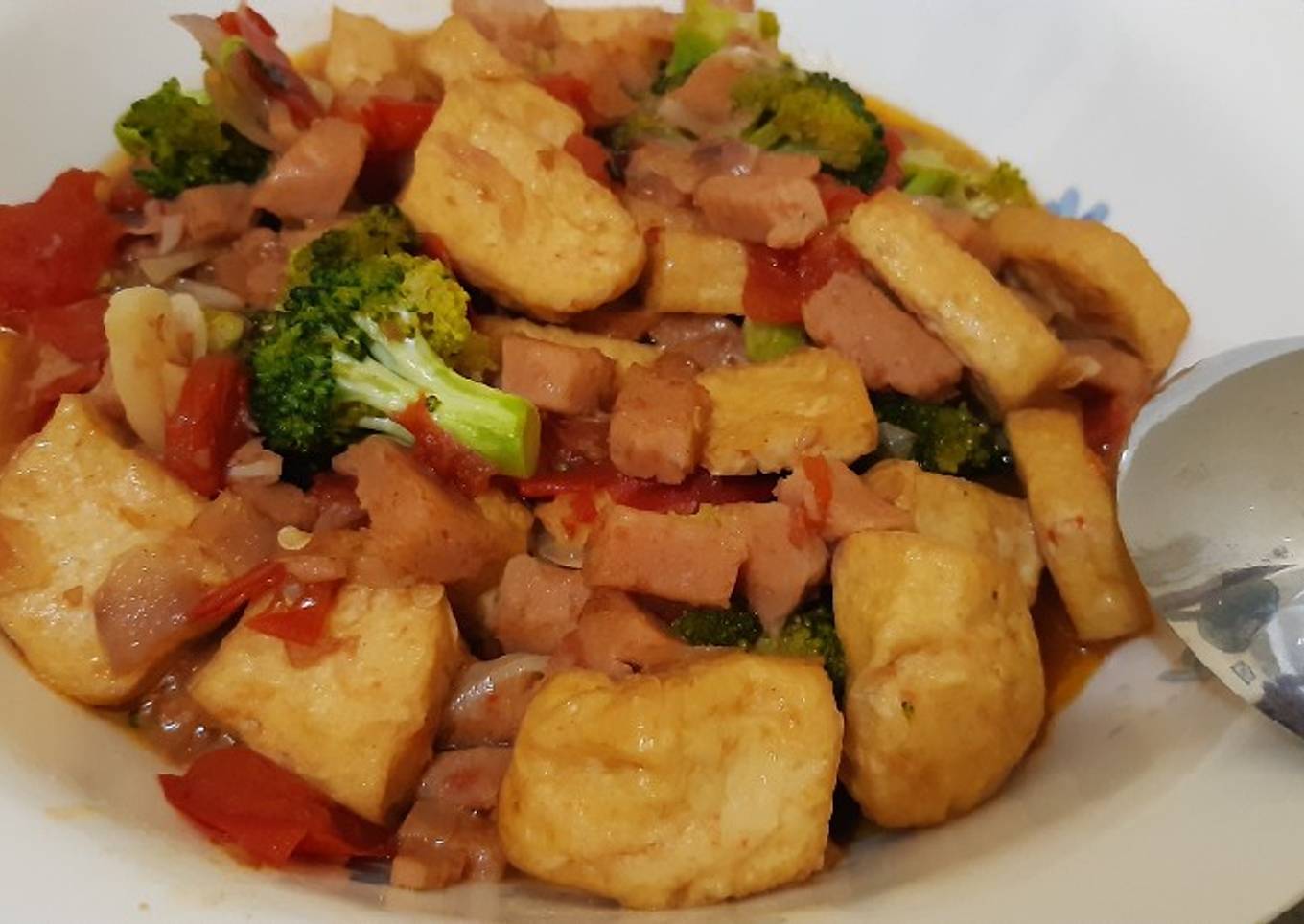 Tumis Brokoli Tahu Ma Ling
