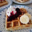 Waffles dulces