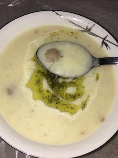 صورة لوصفة شوربة اللبنية التركية😍❤️