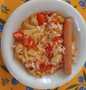 Easy Steps to Prepare Hungarian Lecsó with rice and hot-dog the Delicious Delicious