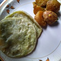 Peas kachori A picture of Peas kachori.