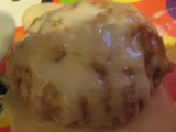 Pumpkin Pie Biscuits with Vanilla-Almond Glaze