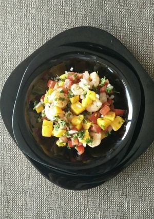 A picture of Shrimp Ceviche.