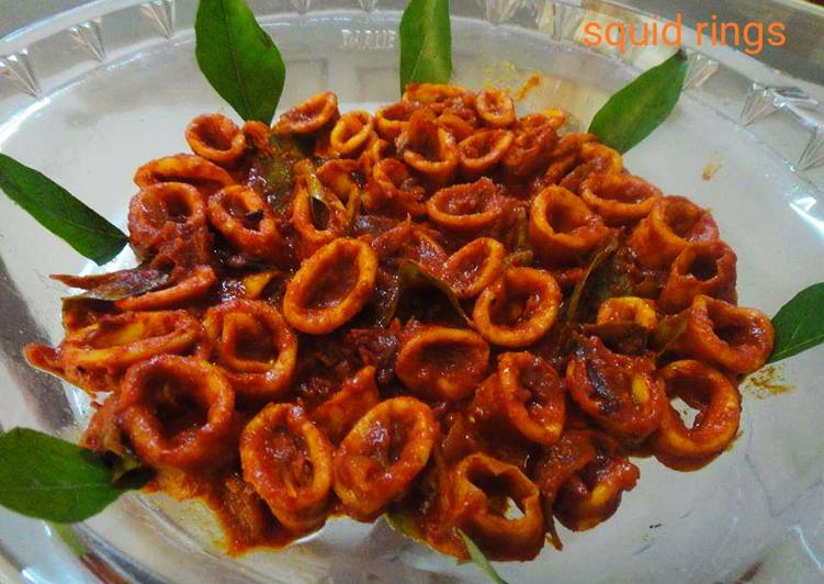 Recipe of Homemade Chilli Squid rings