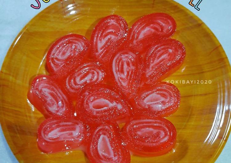 Bagaimana Membuat Jelly Candy Roll Anti Gagal