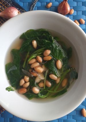 Foto resep Bening bayam kacang tanah