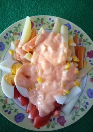Foto resep Vegie Salad Saus Mayo