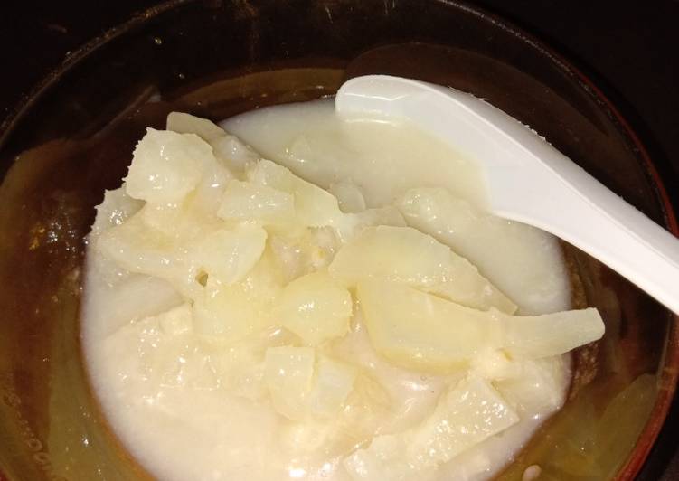 Kolek Sampeu/kolak singkong/Cassava Creamy soup