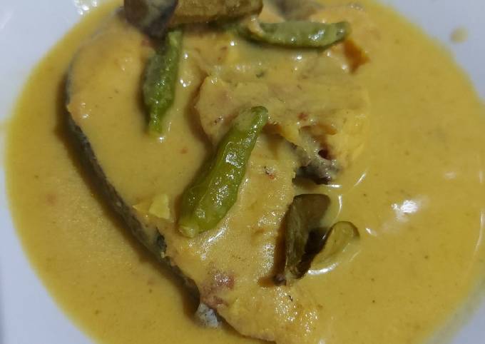 Gulai ikan patin tanpa santan