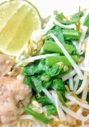Foto resep Mie Kuah Bakso Sawi Toge