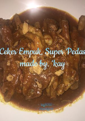 Foto resep Ceker Empuk, Super Pedes😊