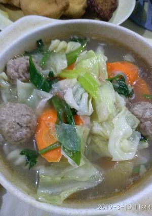 Foto resep Sop bola daging