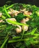 Canh Rau Dền Nấu Nấm Rơm Chay