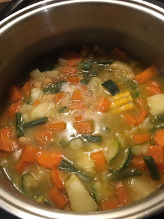Una foto de Potaje de verduras