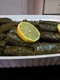 Hojas de parra rellenas con muchas especias