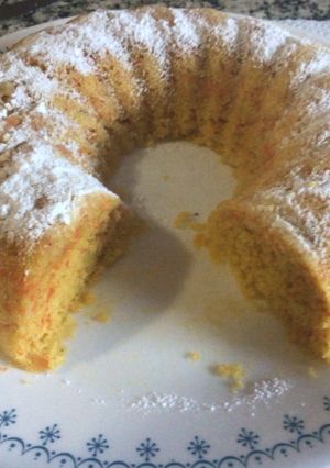 Una foto de Torta de zanahoria en microondas