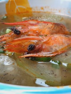 Hình của món Canh bí đao nấu đầu tôm.