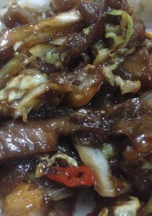Foto resep Tumis Jamur Tiram Pedas Manis