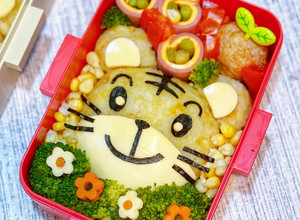 【兒童便當】可愛的巧虎地瓜飯 的食譜成品照片