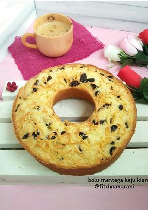 Foto resep Bolu mentega keju kismis