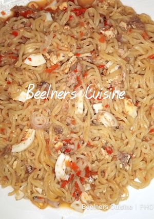 Indomie me kwai da sardine ainihin hoton girkin