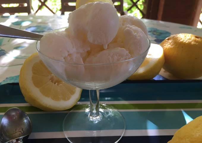 Ricetta Gelato Al Limone Senza Uova Di Sweetdora Bakery Cookpad