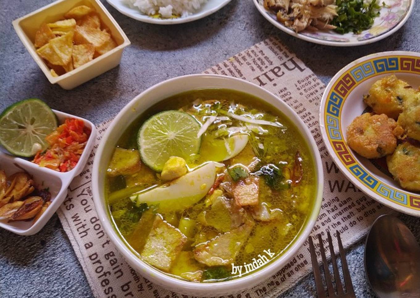 Soto Ayam Bu Dewi (Resep Ibu Mertua)