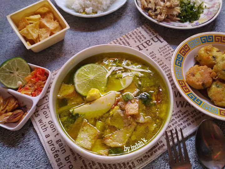 Standar Resep  buat Soto Ayam Bu Dewi (Resep Ibu Mertua) dijamin nikmat