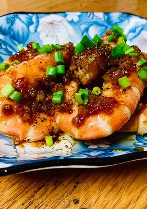 Hình của món Tôm Cháy Tỏi.