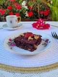 Brownie de remolacha y naranja