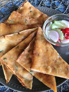 A picture of 🧑🏽🍳🧑🏼🍳 Thai Crispy Shrimp Pancake • shrimp recipe•Easy Appetizer |ThaiChef food.