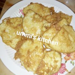 A picture of Yam and egg.