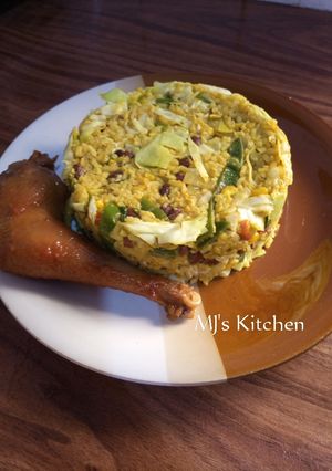 A picture of Avocado rice.