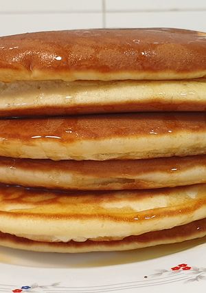 Una foto de Pancakes o Tortitas Americanas