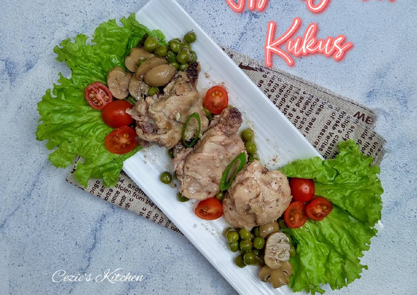Ayam jamur kukus
