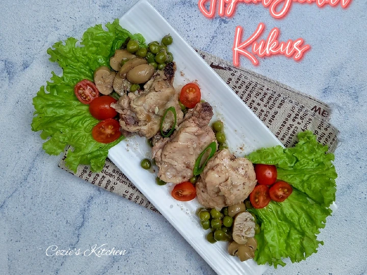 Cara Simple Membikin Resep  Ayam jamur kukus yang Lezat Sekali, Bisa Manjain Lidah