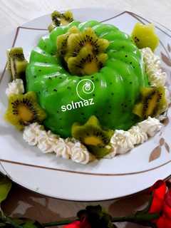 عکسی از دستور دسر کیوی solmaz