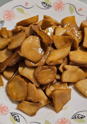 麻油杏鮑菇 的食譜成品照片